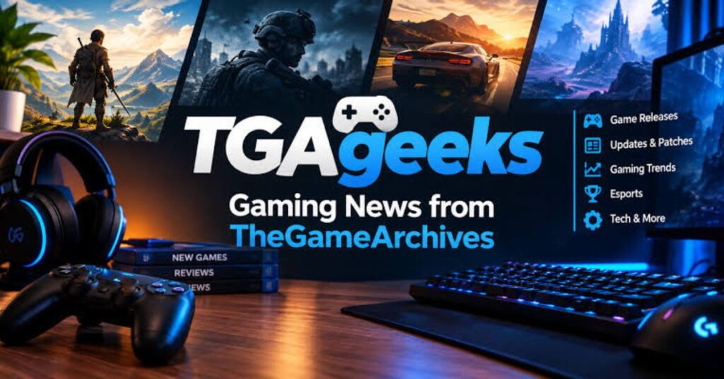  tgageeks gaming news from thegamearchives: Background, Gaming Focus, Features, and Digital Presence